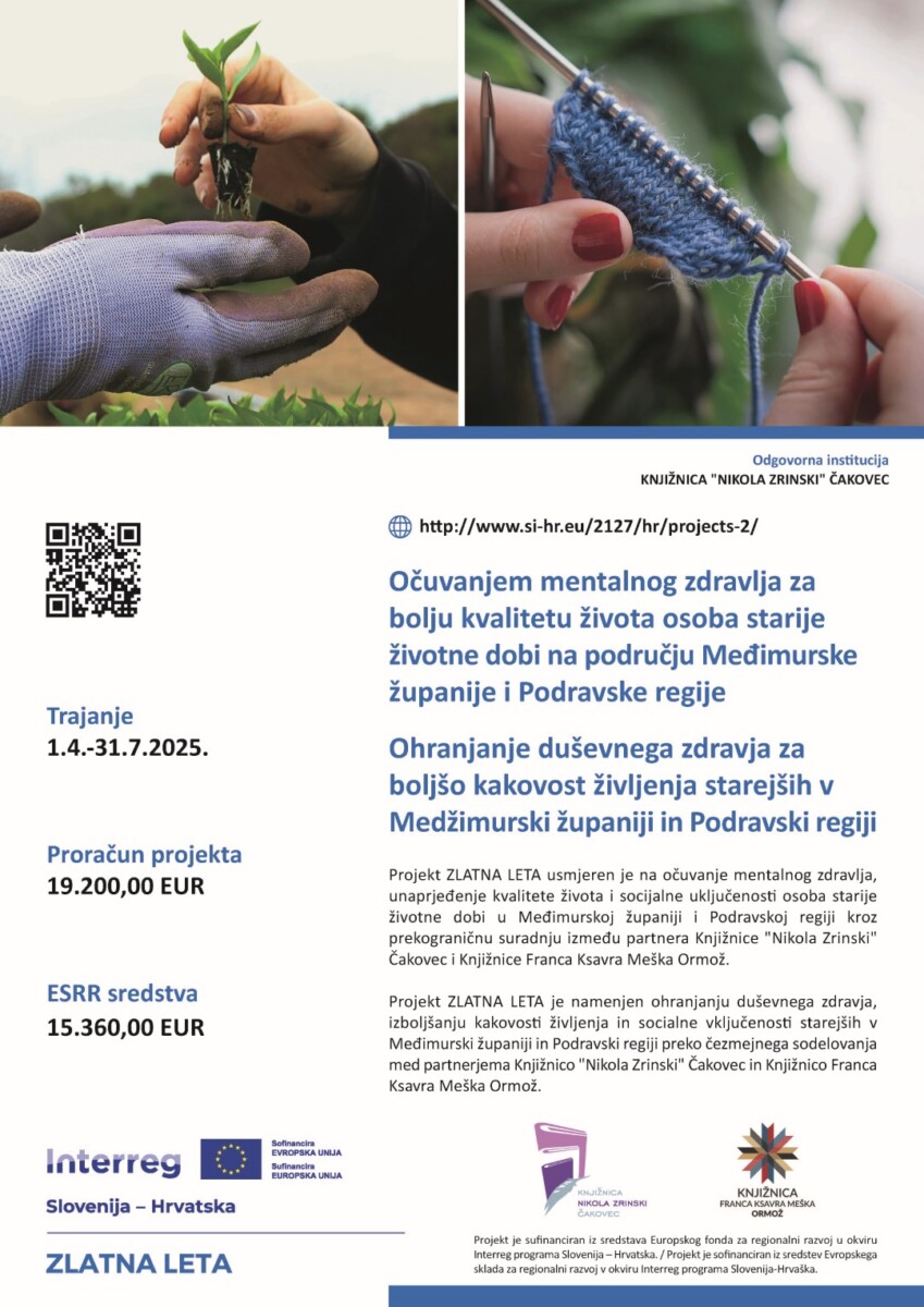 Interreg Zlatna leta A3-plakat
