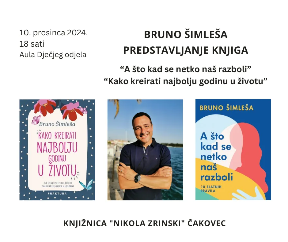 Predstavljanje knjige A što kad se netko naš razboli Brune Šimleše