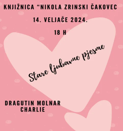 Valentinovo u Knjižnici uz  Dragutina Molnara Charlija