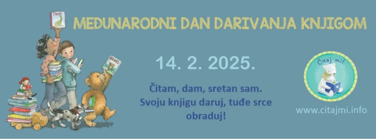 Akcija darivanja: Čitam, dam, sretan sam!