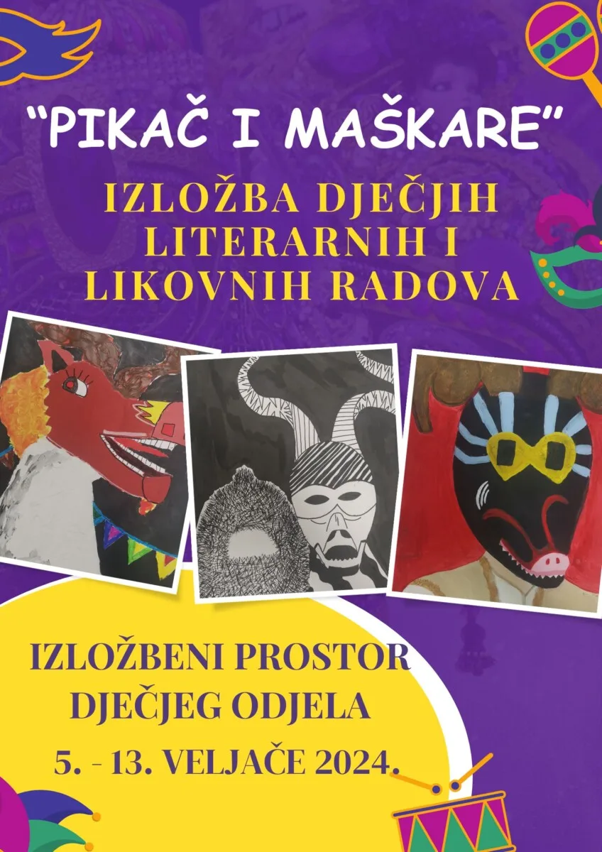 “Pikači i maškare” – izložba literarno-likovnih radova