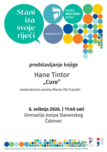Predstavljanje knjige “Cure” Hane Tintor