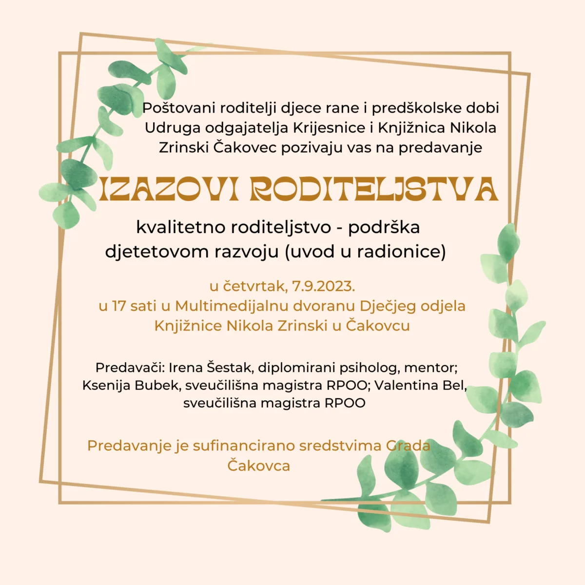 “Rastimo zajedno na putu uspješnog roditeljstva”