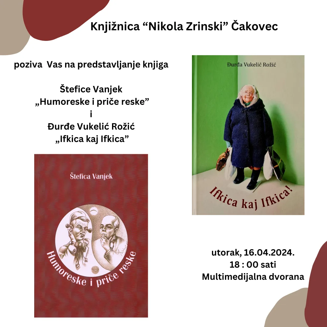Večer poezije i kratkih priča uz autorice Šteficu Vanjek i Đurđu Vukelić Rožić