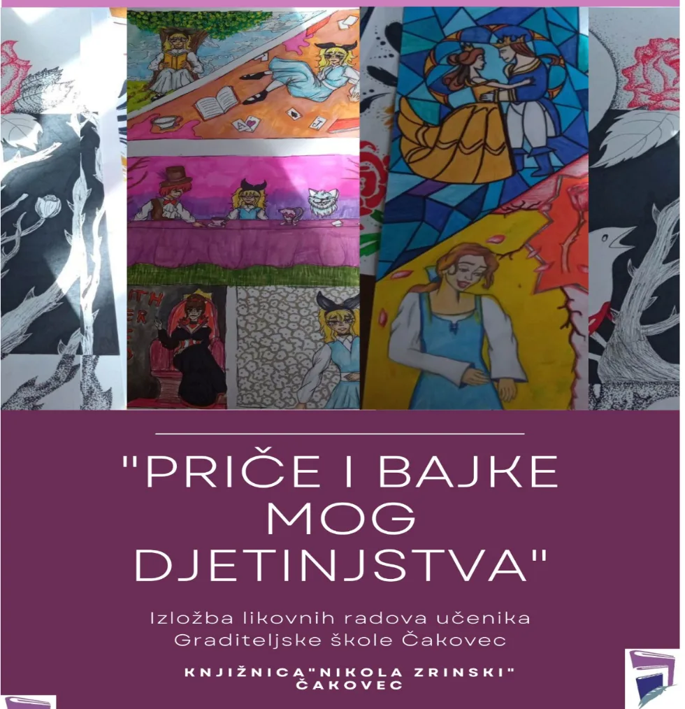 Izložba likovnih radova „Priče i bajke mog djetinjstva”