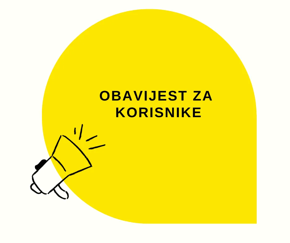 VAŽNA OBAVIJEST ZA KORISNIKE BIBLIOBUSA