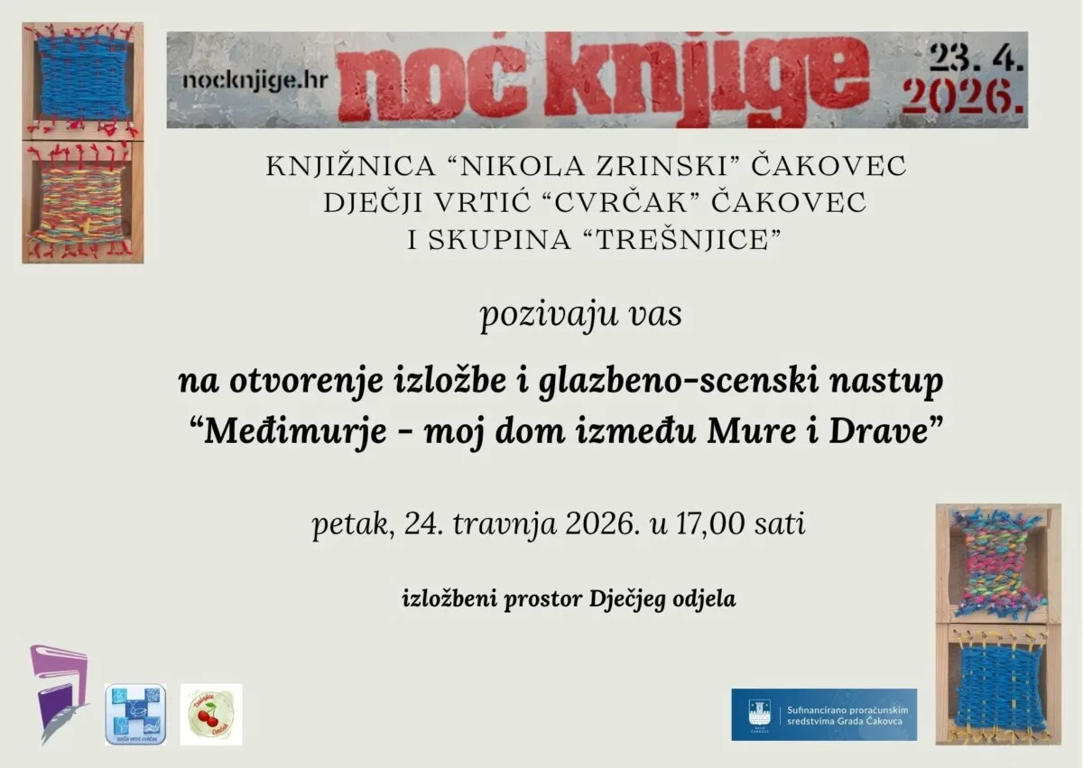 Od pozoja do popevke: Pridružite se „Trešnjicama“ na svečanosti uoči Noći knjige!
