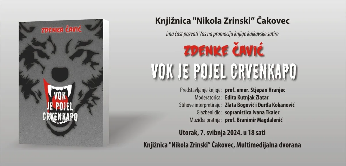 Predstavljanje knjige Vok je pojel Crvenkapo