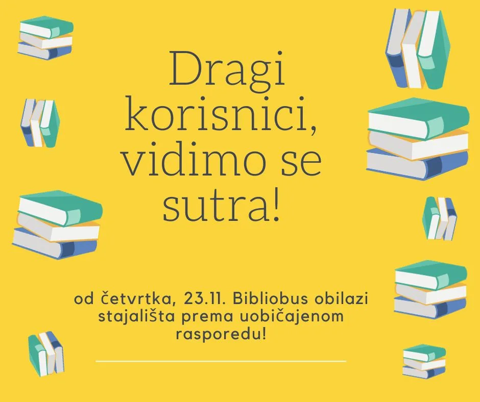 Bibliobus se vraća na teren