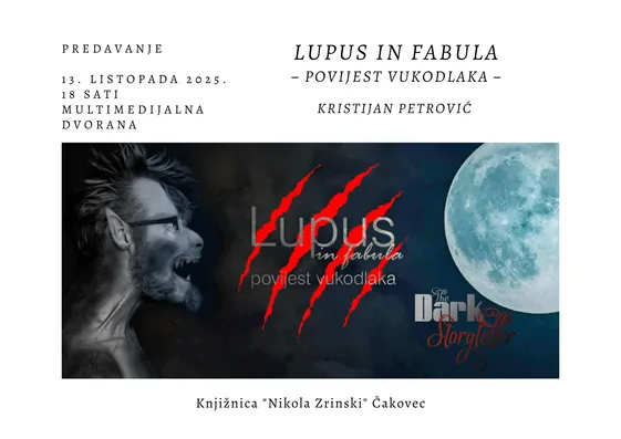 Lupus in fabula – povijest vukodlaka predavanje Kristijana Petrovića