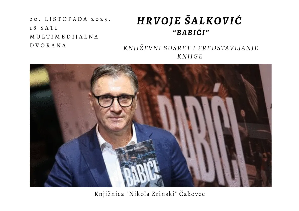 Književni susret s Hrvojem Šalkovićem.