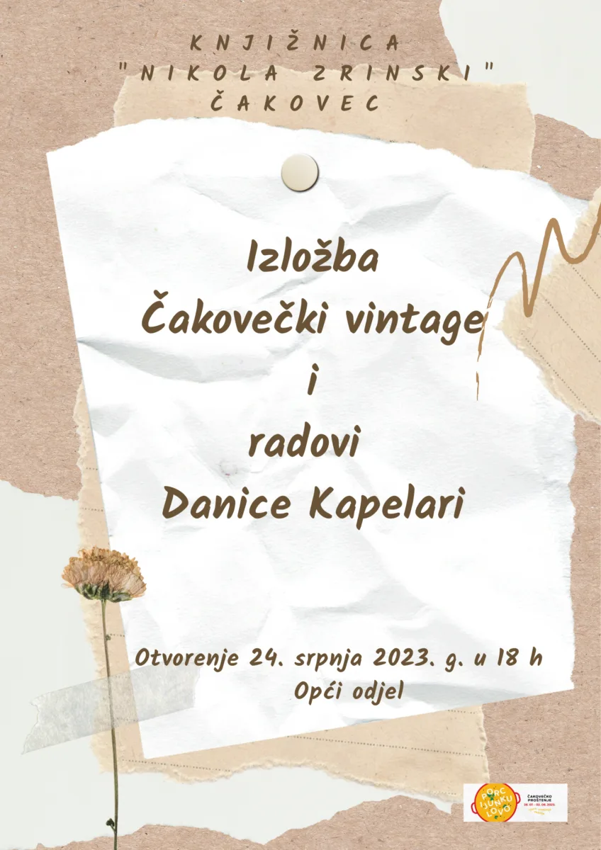 Otvorenje izložbe Čakovečki vintage i radovi Danice Kapelari