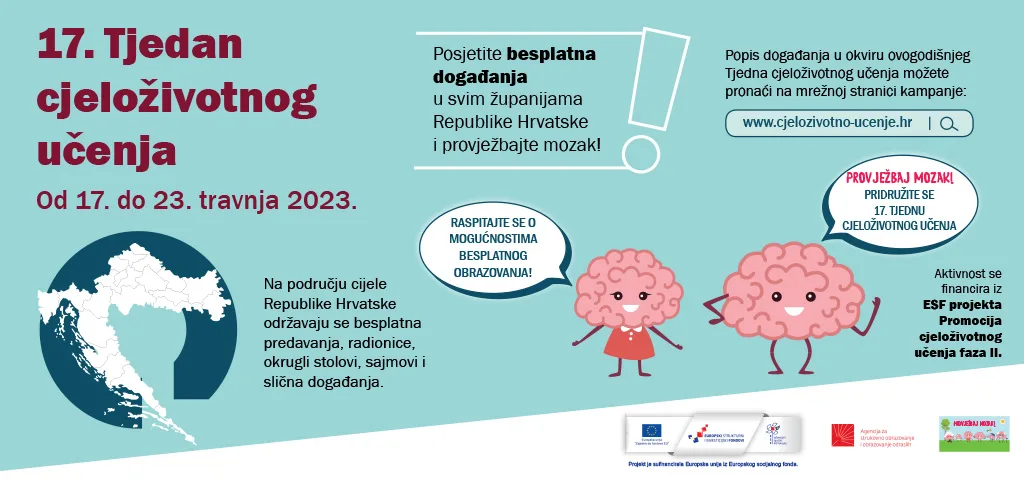 Tjedan cjeloživotnog učenja: od 17. do 26. travnja 2023.